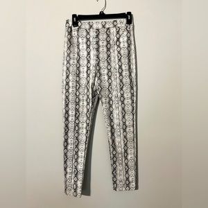 Faux leather snakeskin pants!